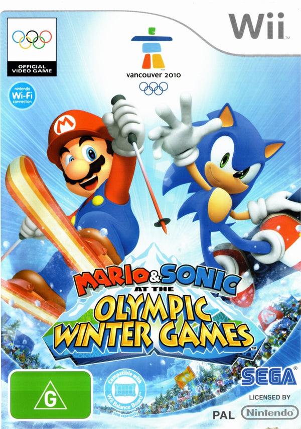 Mario & Sonic at the Olympic Winter Games - Wii - Super Retro