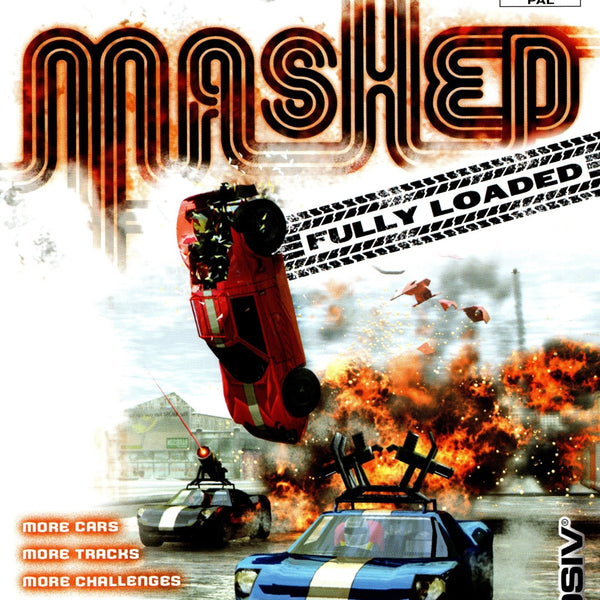 Jeu PS2 Mashed Fully Loaded – Bon état, Sans Notice – Jeu De Course / Combat PlayStation 2