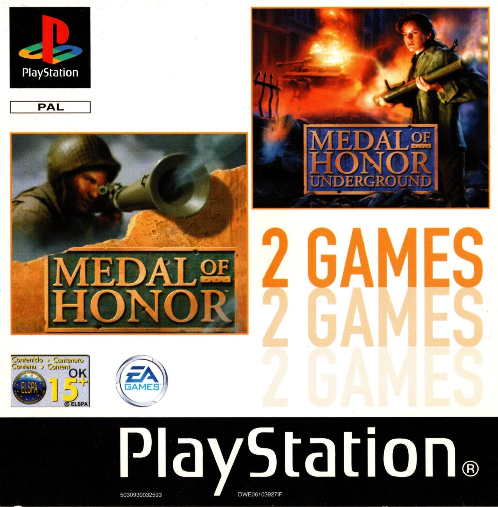 Medal of Honor + Medal of Honor Underground - PS1 - Super Retro ...