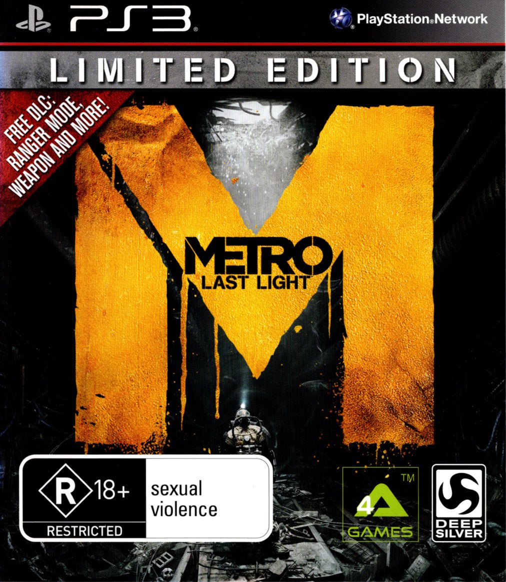 Metro Last Light - PS3 - Super Retro - Playstation 3