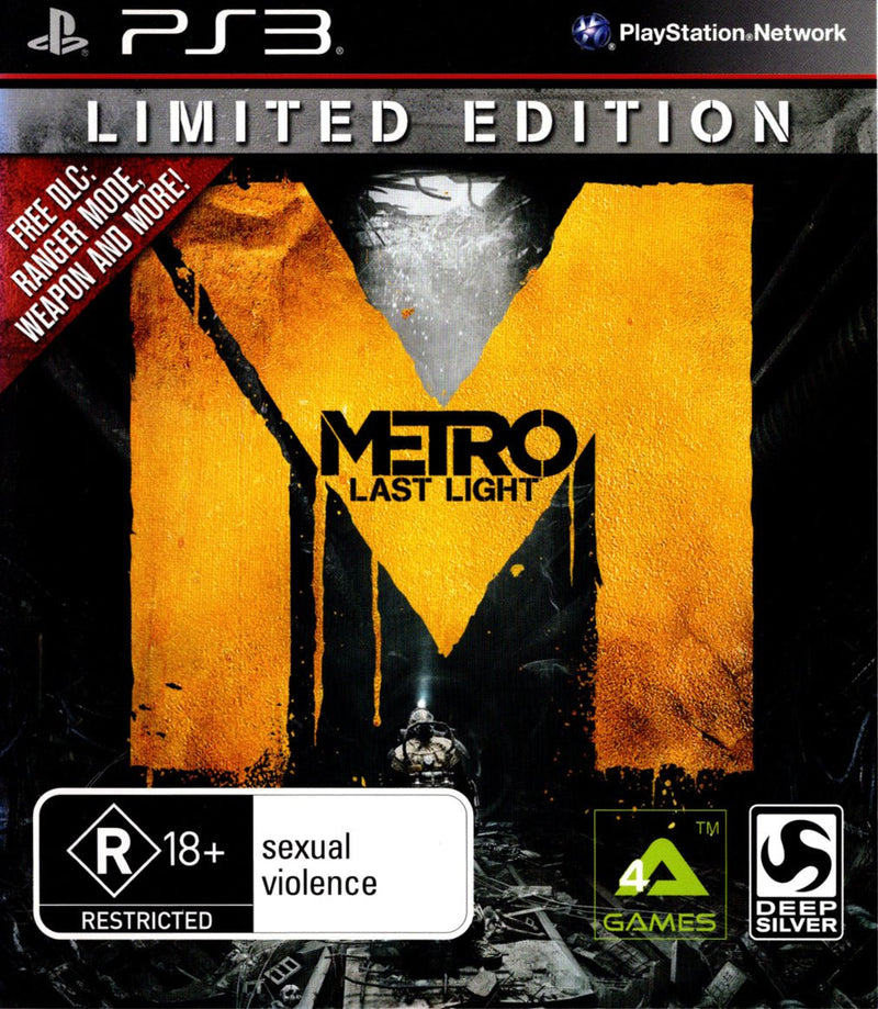Metro Last Light (PS3) (Gebraucht) in Herisau für CHF 4.9 - mit Metro Last Light (PS3) (Gebraucht) in Herisau für CHF 4.9 - mit