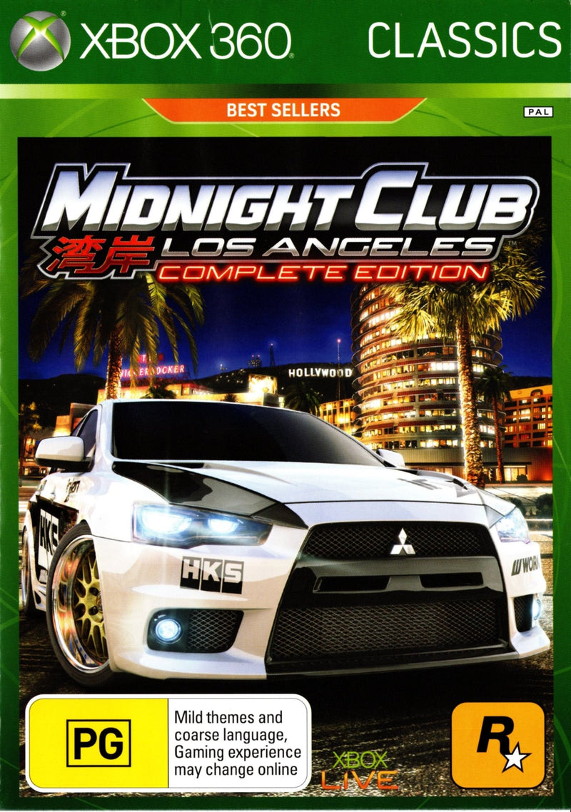 Midnight Club Los Angeles Complete Edition - Xbox 360 - Super Retro