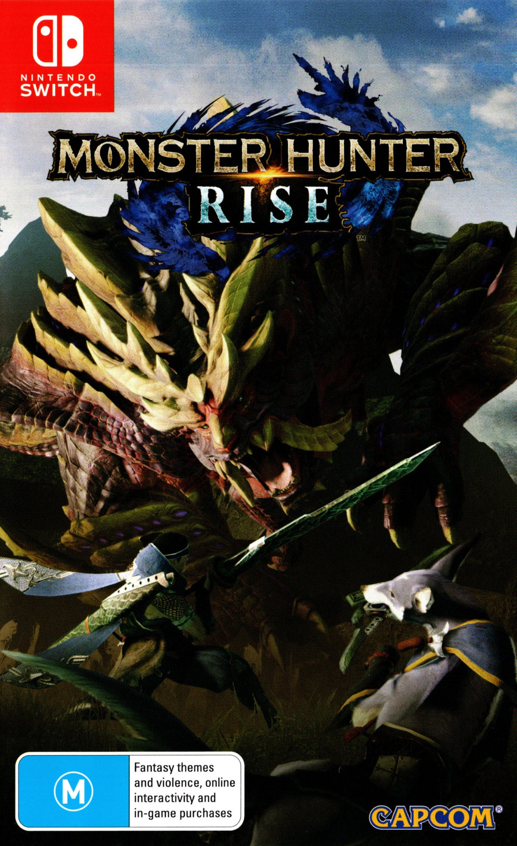 Mh Rise Switch Graphics Monster Hunter Rise - Switch - Super Retro - Nintendo Switch