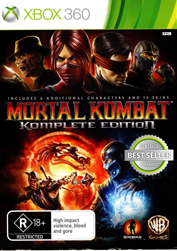 Mortal Kombat: Komplete Edition - Xbox 360 - Super Retro