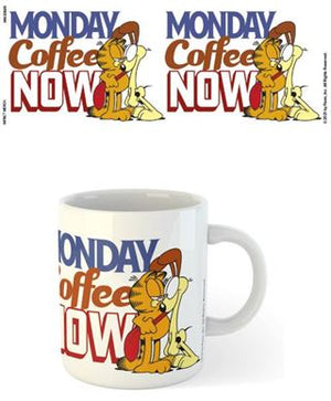 Mug - Garfield Monday Coffee Now - Super Retro