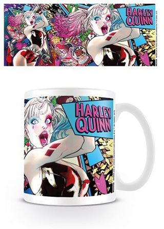 Mug - Harley Quinn Neon - Super Retro