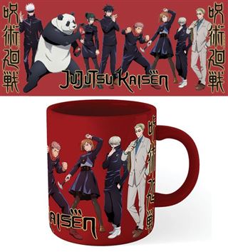 Mug - Jujutsu Kaisen Group Red - Super Retro