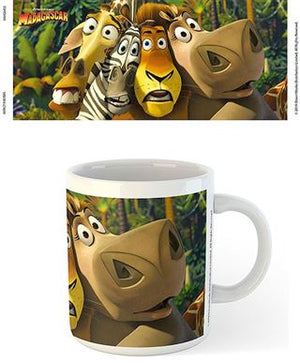 Mug - Madagascar Faces - Super Retro