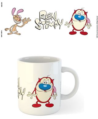 Mug - Ren & Stimpy Logo - Super Retro