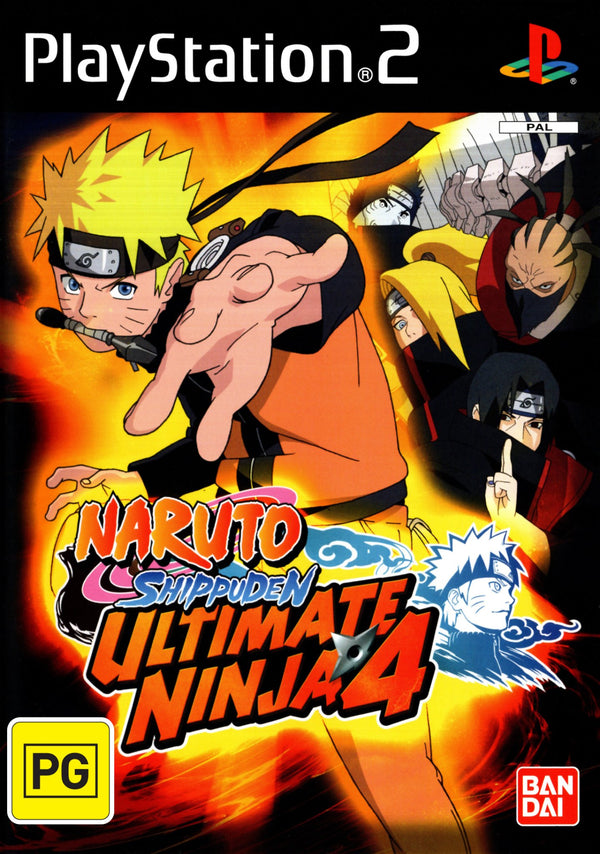 Naruto Shippuden Ultimate Ninja 4 - PS2 - Super Retro