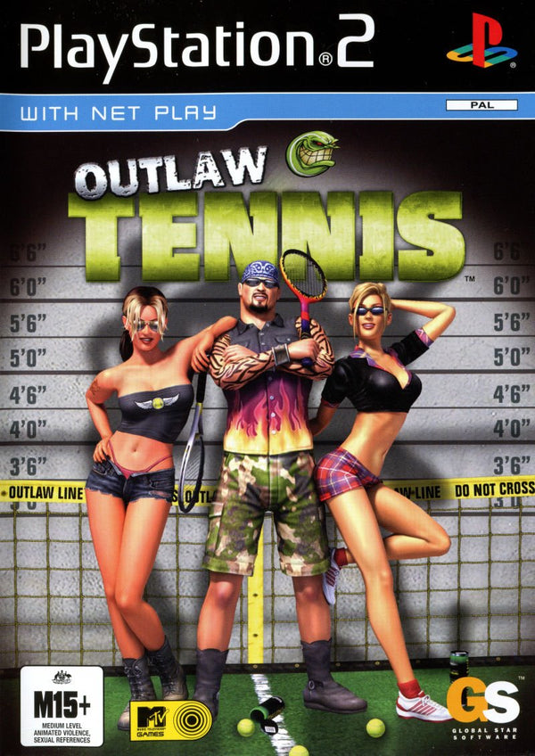 Outlaw Tennis - PS2 - Super Retro