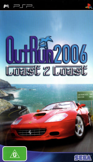 Outrun 2006: Coast 2 Coast - PSP - Super Retro