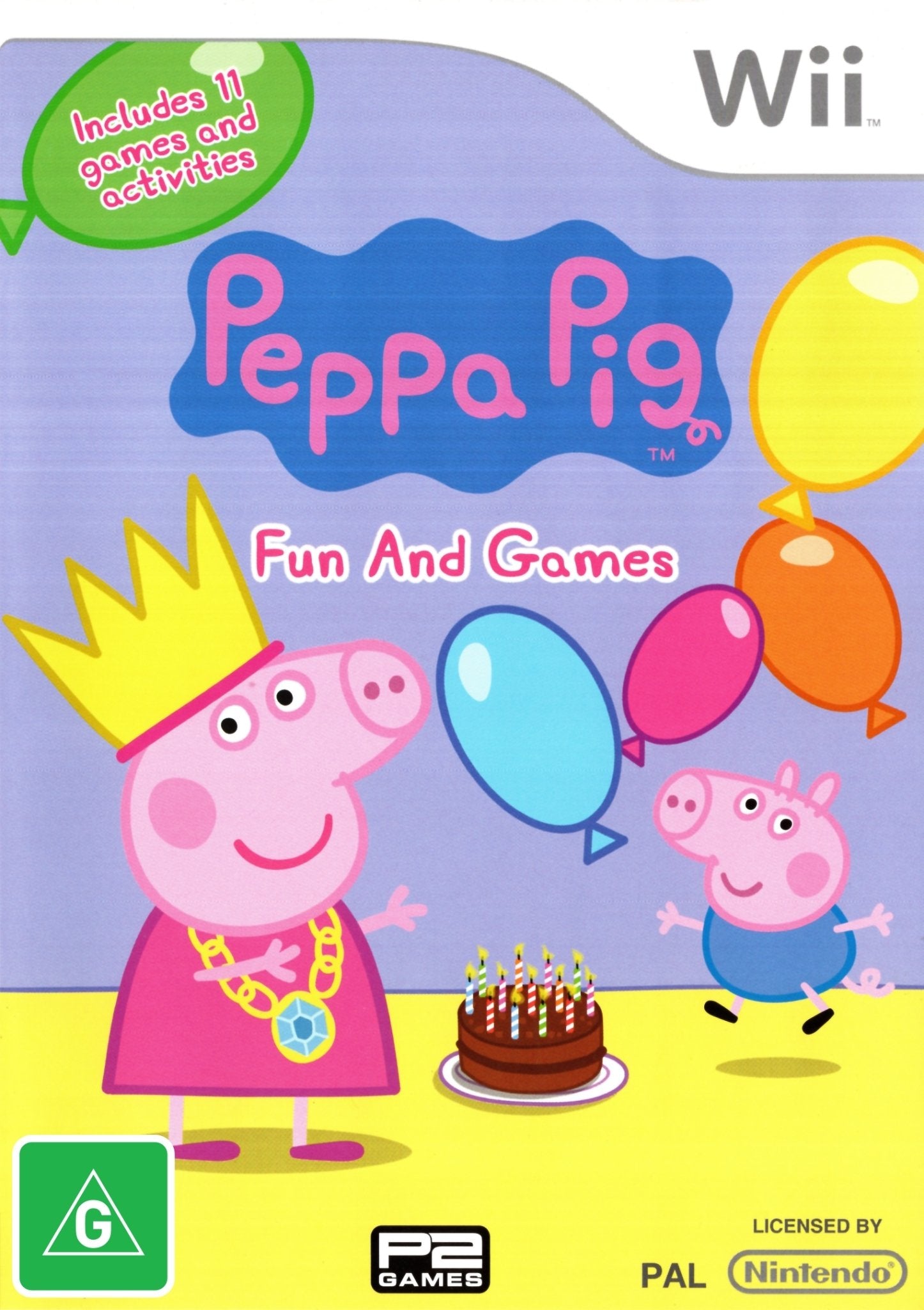Peppa Pig Fun and Games Wii Super Retro Wii
