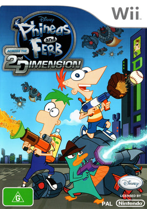 Phineas and Ferb: Across the 2nd Dimension - Wii - Super Retro