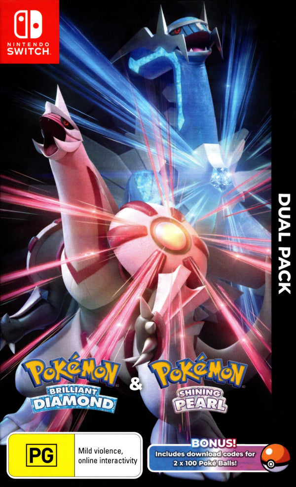 Pokemon Brilliant Diamond & Shining Pearl Dual Pack - Switch - Super Retro