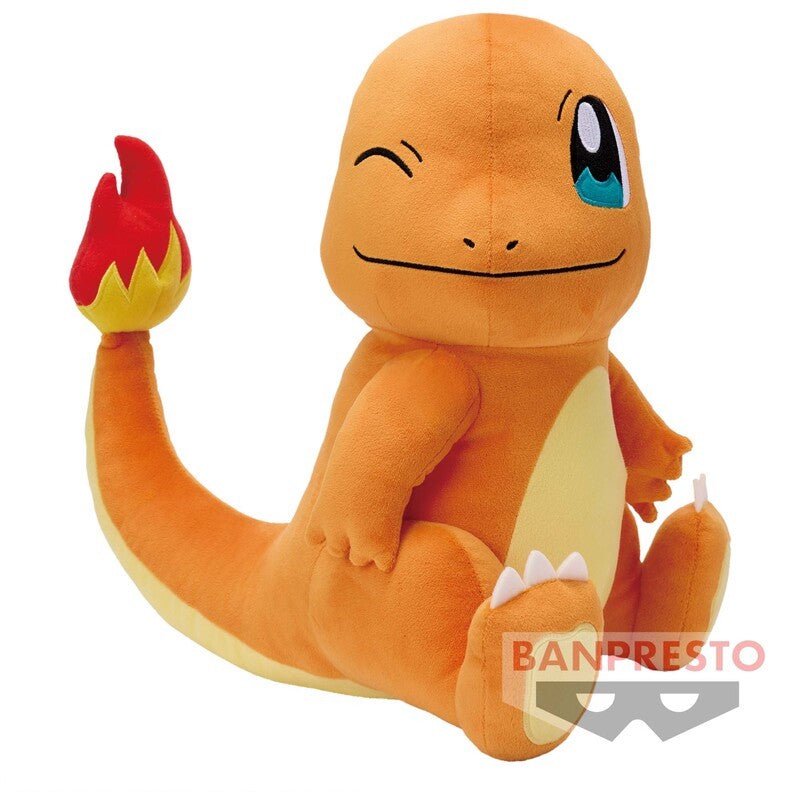 Pokemon Look at my Tail Charmander Big Plush - Super Retro