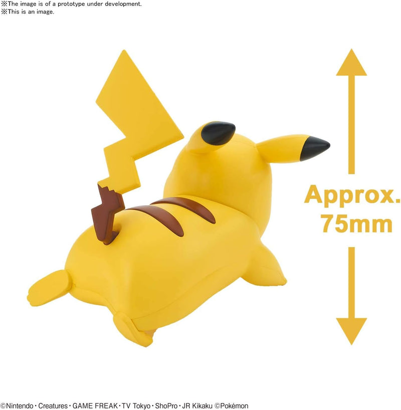 Pokemon Model Kit Quick!! 03 Pikachu Battle Pose - Super Retro