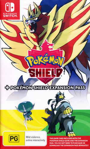 Pokemon Shield + Pokemon Shield Expansion Pass - Switch - Super Retro