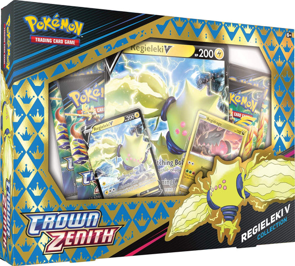 Pokemon TCG - Crown Zenith Regieleki V Box - Super Retro