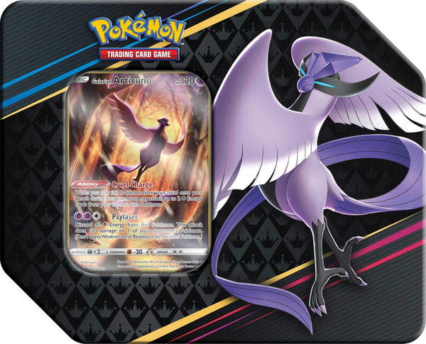 Pokemon TCG - Crown Zenith Tin: Galarian Articuno - Super Retro