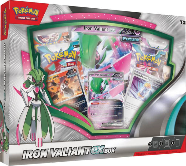 Pokemon TCG - Iron Valiant ex Box - Super Retro