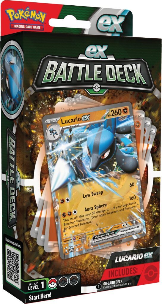 Pokemon TCG - Lucario ex Battle Deck - Super Retro