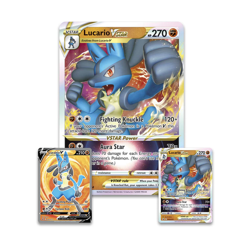 Pokemon TCG Lucario VSTAR Premium Collection - Super Retro