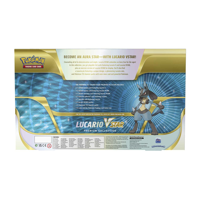 Pokemon TCG Lucario VSTAR Premium Collection - Super Retro