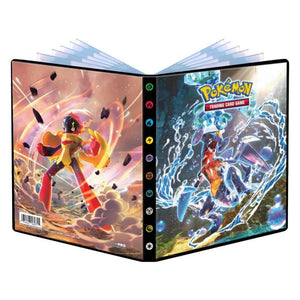 Pokemon TCG: Portfolio 4PKT Scarlet & Violet 4 - Paradox Rift - Super Retro