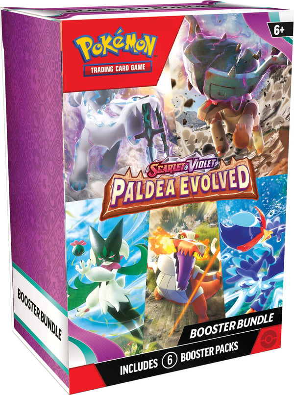 Pokemon TCG - Scarlet & Violet 2 Paldea Evolved - Booster Bundle - Super Retro