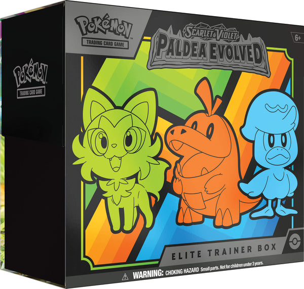 Pokemon TCG Scarlet & Violet 2 Paldea Evolved - Elite Trainer Box - Super Retro