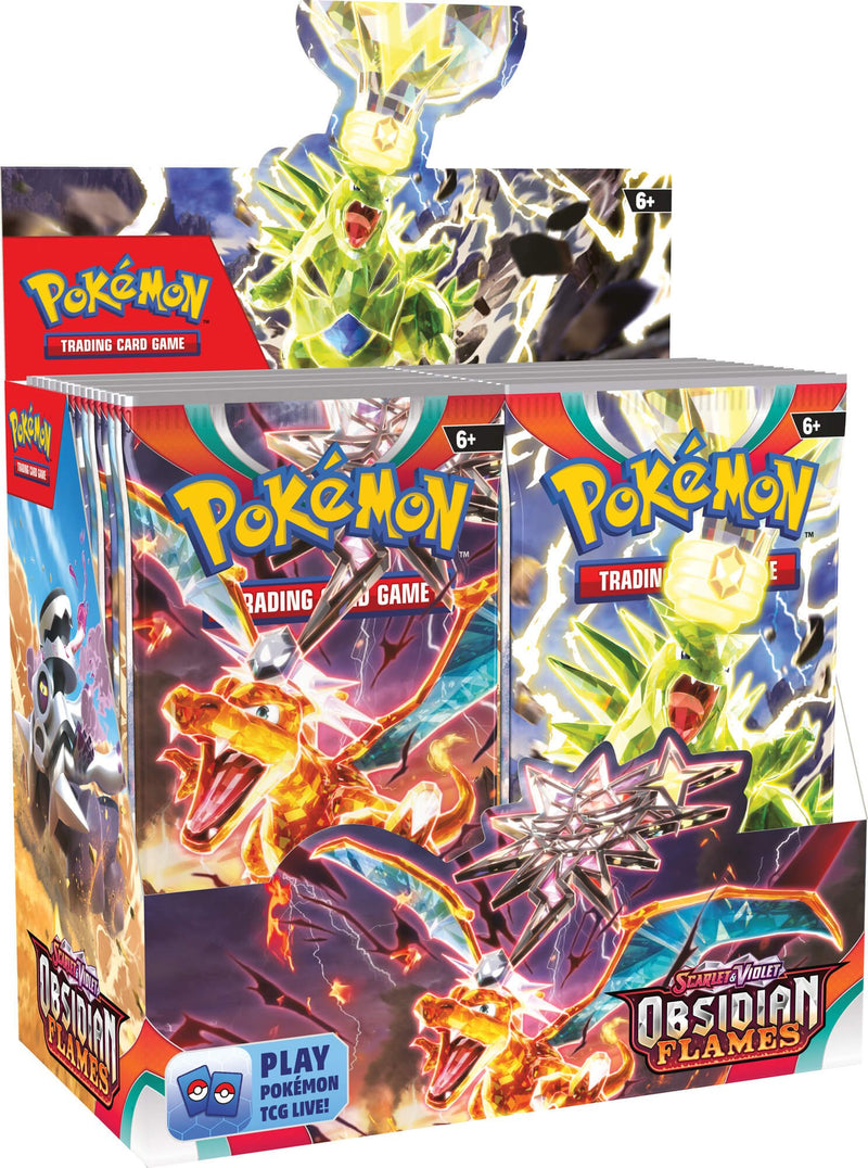 Pokemon TCG Scarlet & Violet 3 - Obsidian Flames - Booster Box - Super Retro