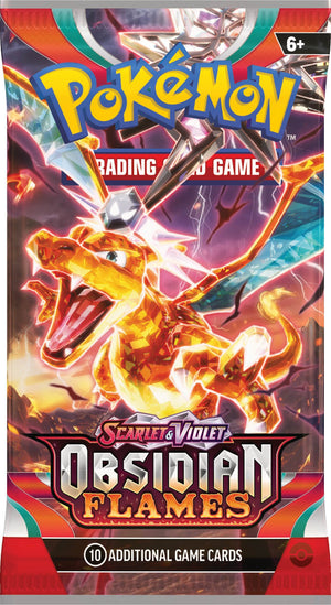 Pokemon TCG Scarlet & Violet 3 Obsidian Flames - Booster Pack - Super Retro