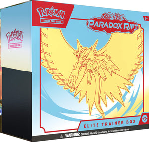 Pokemon TCG Scarlet & Violet 4 Paradox Rift - Elite Trainer Box - Super Retro
