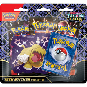Pokemon TCG Scarlet & Violet 4.5 Paldean Fates Shiny Greavard Tech Sticker Blister - Super Retro