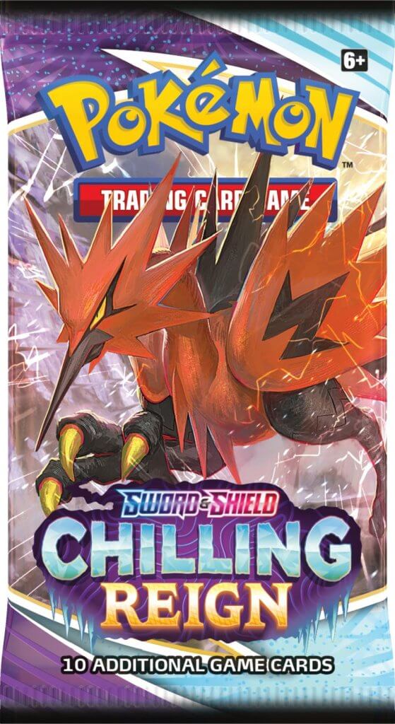 Pokemon TCG Sword & Shield - Chilling Reign Booster Pack - Super Retro