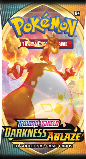 Pokemon TCG Sword & Shield - Darkness Ablaze Booster - Super Retro