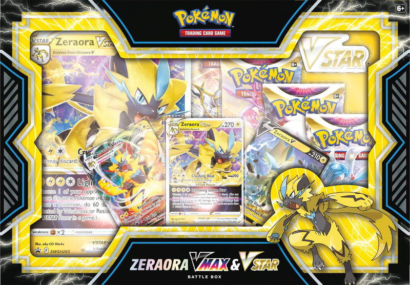 Pokemon TCG - Zeraora VMAX & VSTAR Battle Box - Super Retro