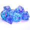 Polyhedral 7-Die Set Borealis - Purple/White - Super Retro