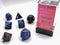 Polyhedral 7-Die Set Gemini - Starlight Black/Red - Super Retro