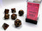 Polyhedral 7-Die Set Scarab - Blue Blood/Gold - Super Retro