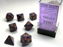 Polyhedral 7-Die Set Speckled - Hurricane - Super Retro