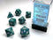 Polyhedral 7-Die Set Speckled - Sea - Super Retro