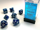 Polyhedral 7-Die Set Speckled - Stealth - Super Retro