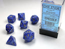 Polyhedral 7-Die Set Vortex - Blue/Gold - Super Retro