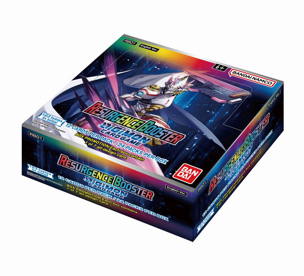 *PRE-ORDER* Digimon Card Game - Resurgence RB01 Booster Box - Super Retro