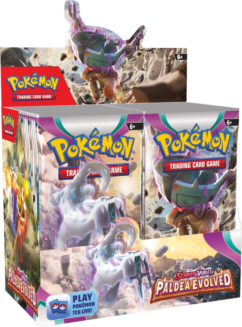 (PREORDER) Pokemon TCG Scarlet & Violet 2 - Paldea Evolved - Booster Box - Super Retro