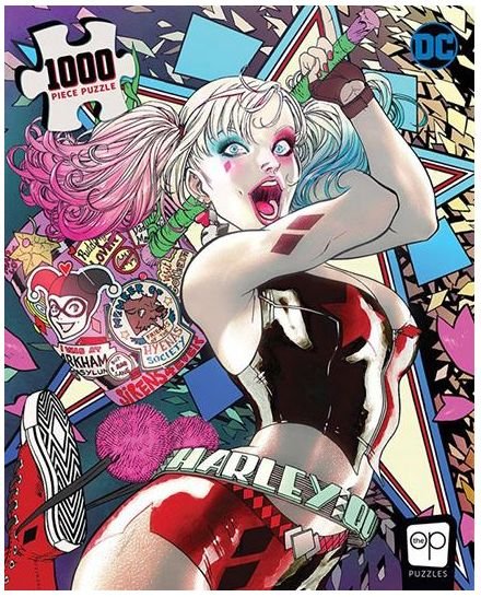Puzzle - Harley Quinn: Die Laughing 1000 Pieces - Super Retro