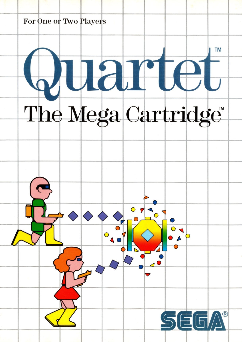 QUARTET SEGA ACTION ARCADE RARE ORIGINAL JAPAN HANDBILL FLYER CHIRASHI QUARTET SEGA ACTION ARCADE RARE ORIGINAL JAPAN HANDBILL FLYER CHIRASHI