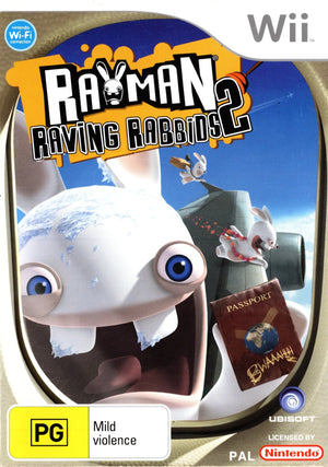 Rayman Raving Rabbids 2 - Wii - Super Retro